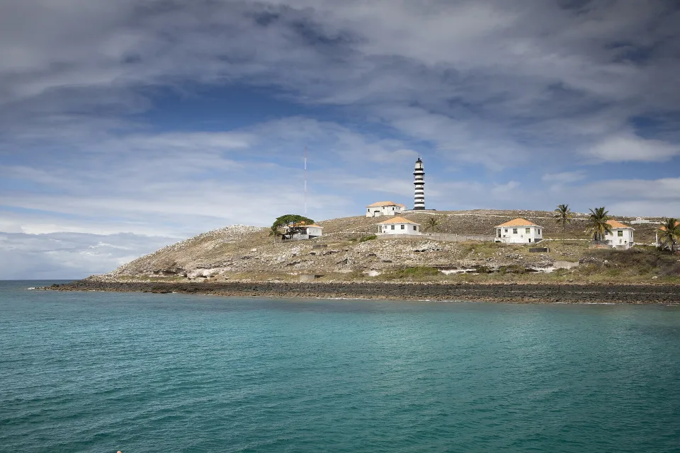 Lighthouse on Ilha de Santa Bárbara