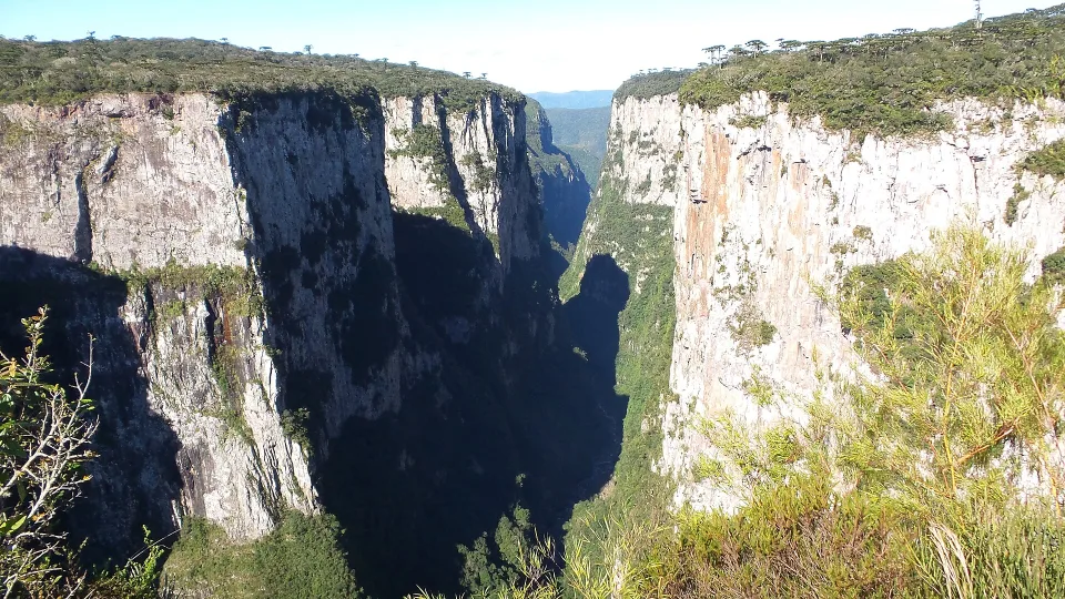 Itaimbezinho Canyon from the Cotovelo viewpoint near Cambará do Sul