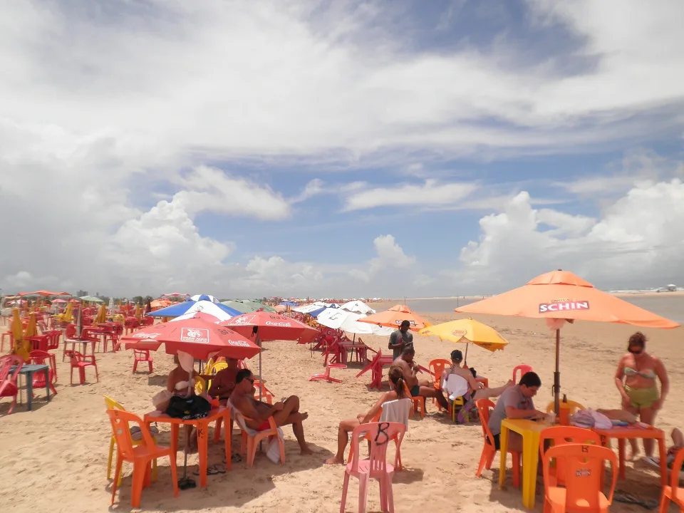 Playa de Atalaia en Aracaju, Sergipe