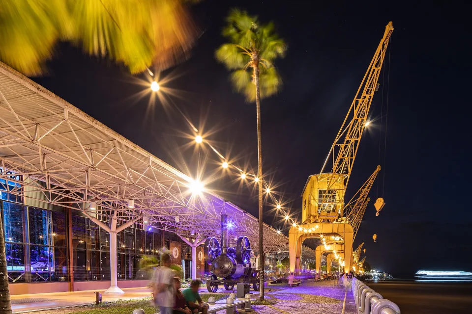 Estação das Docas riverfront in Belém, Pará