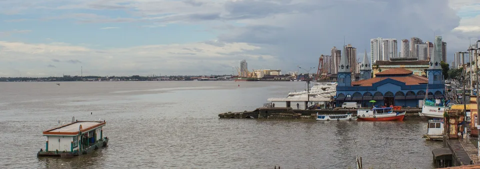 Ver-o-Peso market and waterfront in Belém, Pará
