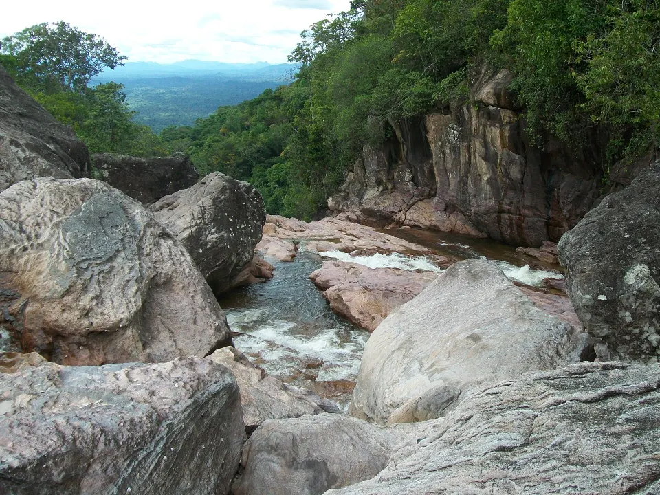Cachoeira do Paiva in Serra do Tepequém