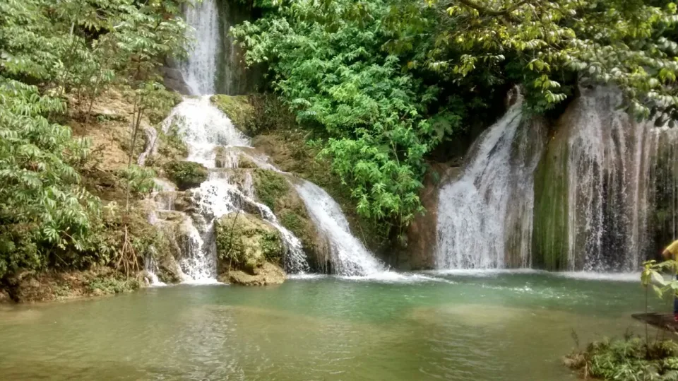 Waterfall at Estância Mimosa in Bonito, Mato Grosso do Sul