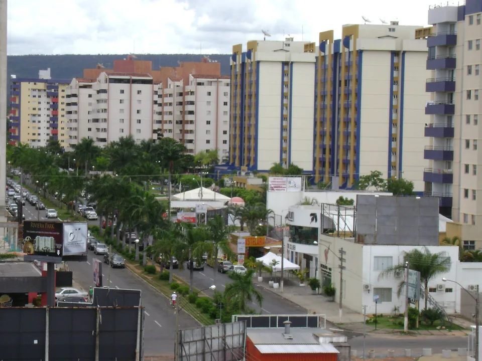 View across Caldas Novas in Goiás