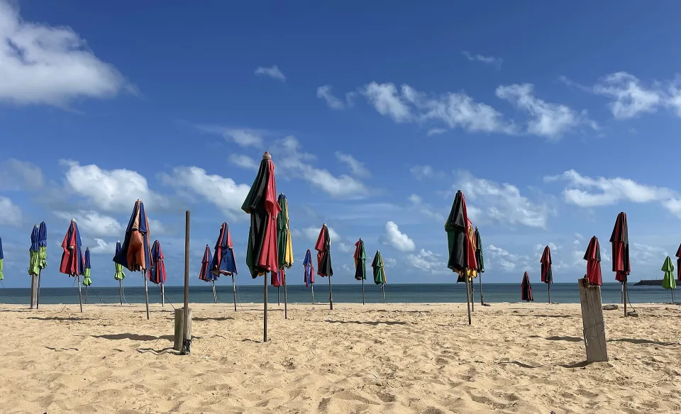 Iracema Beach and skyline in Fortaleza, Ceará