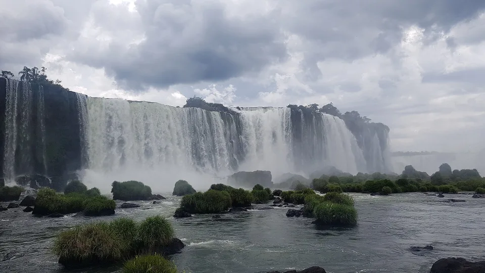 Iguaçu Falls seen from the Brazilian side