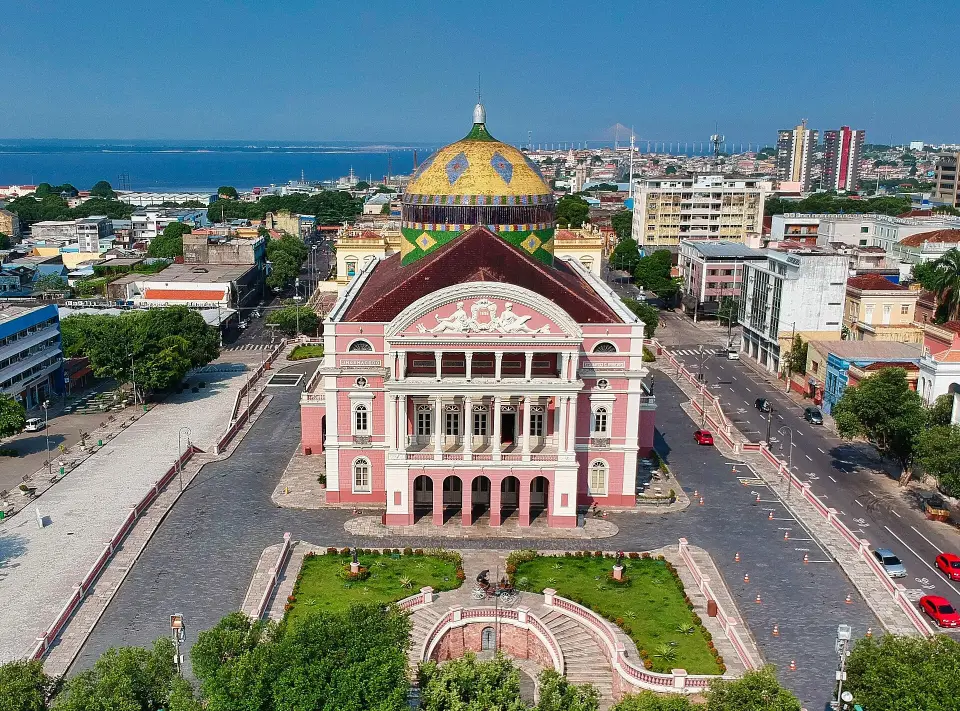 Teatro Amazonas in the historic centre of Manaus