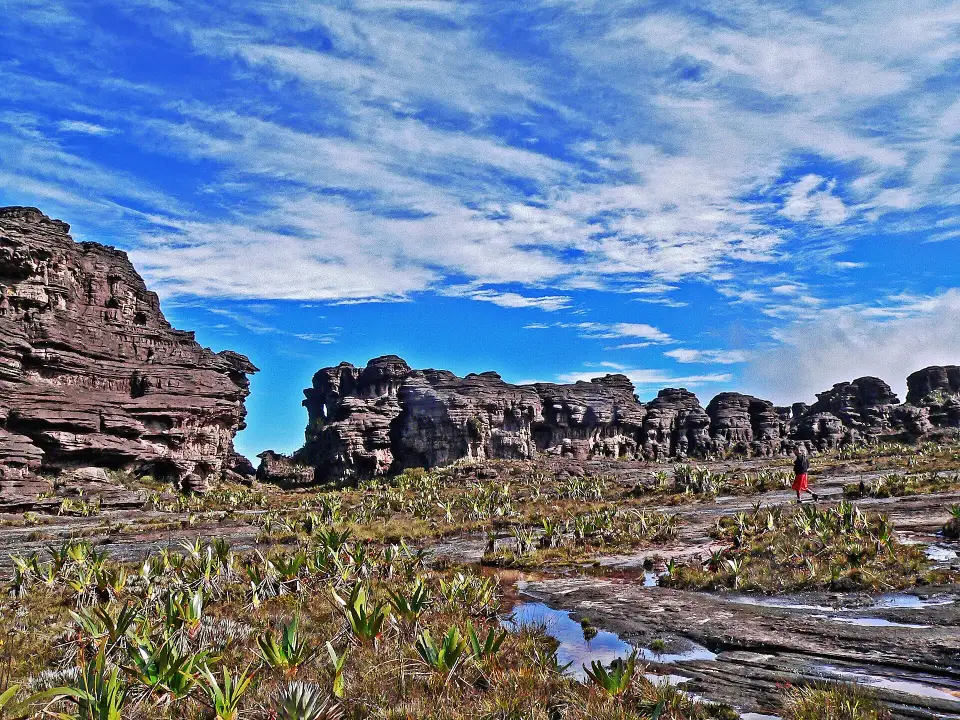 Rock formations on the summit of Monte Roraima