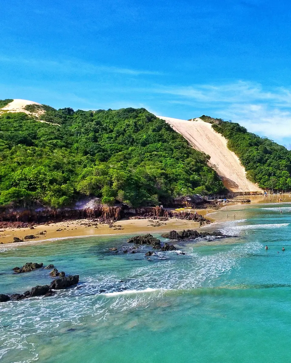 Ponta Negra beach and Morro do Careca in Natal, Rio Grande do Norte