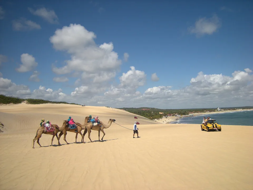 Sand dunes at Genipabu near Natal