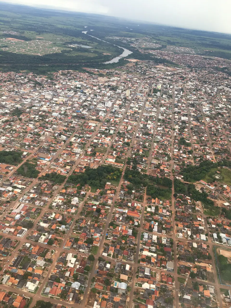 Aerial view of Cacoal