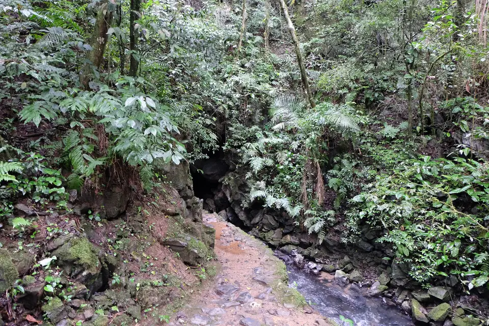 Entrance of Caverna Santana in PETAR