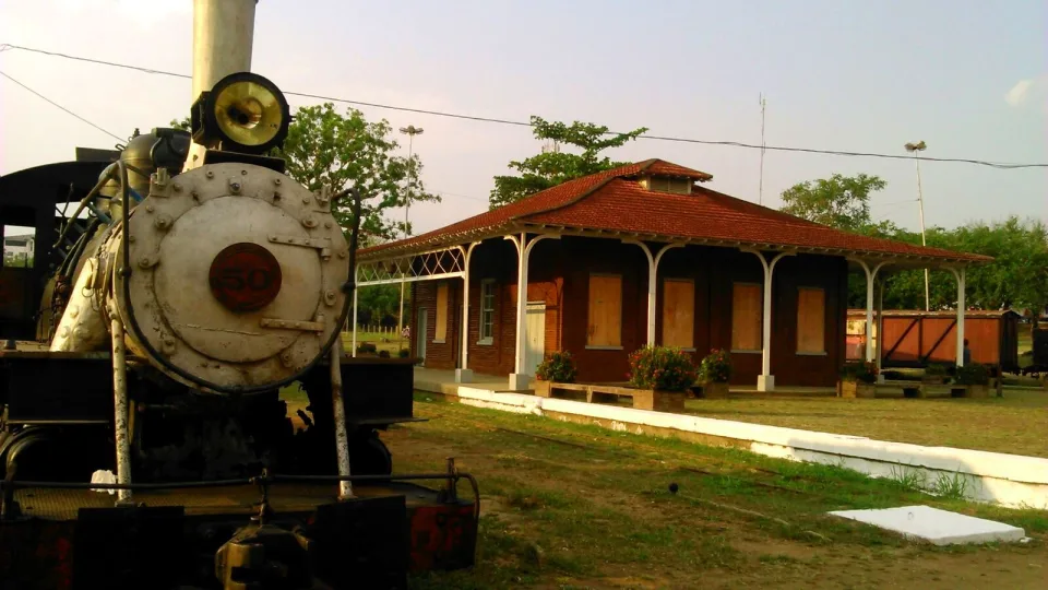 Madeira-Mamoré Railway yard in Porto Velho, Rondônia