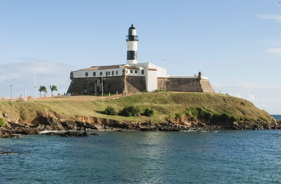 Farol da Barra lighthouse on Salvador’s Atlantic coast