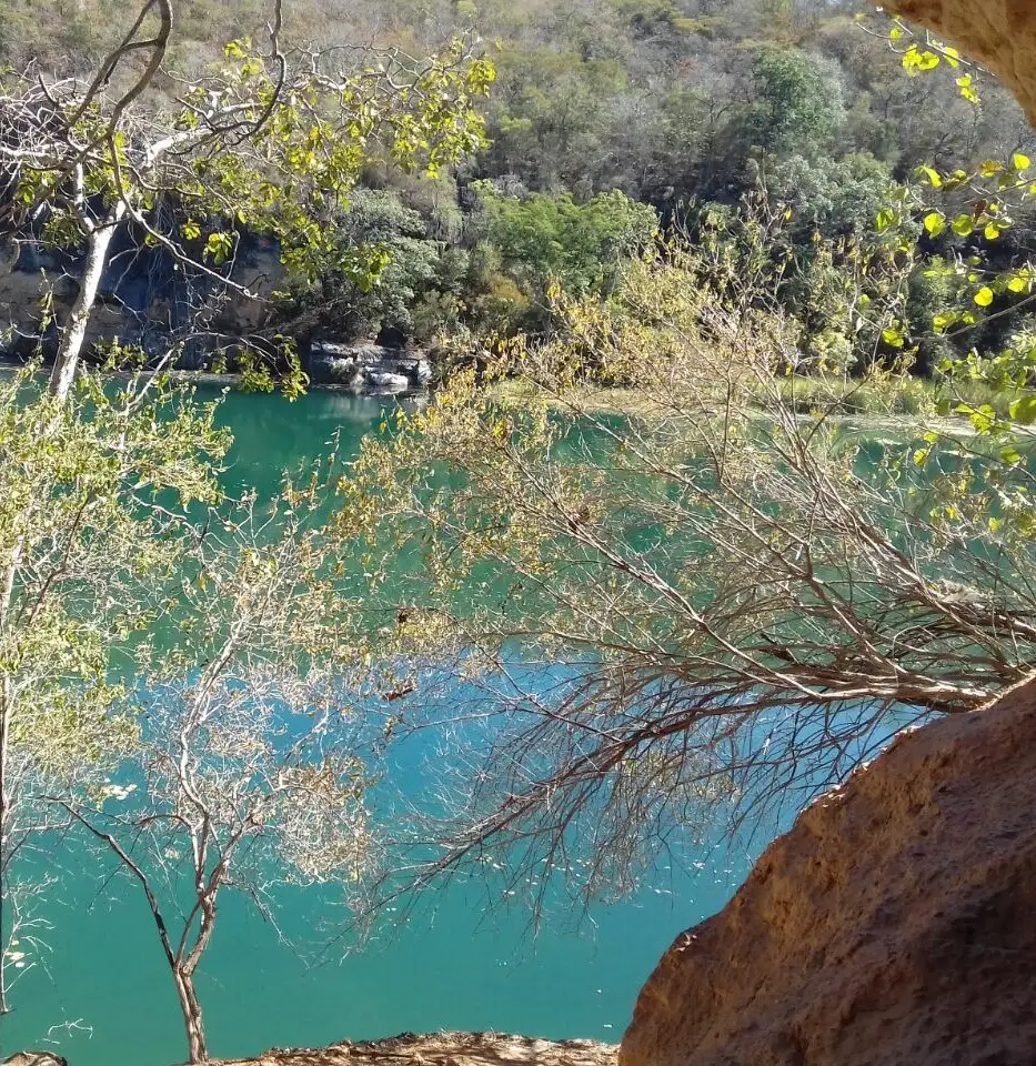 Lagoa Azul at Gruta do Catão