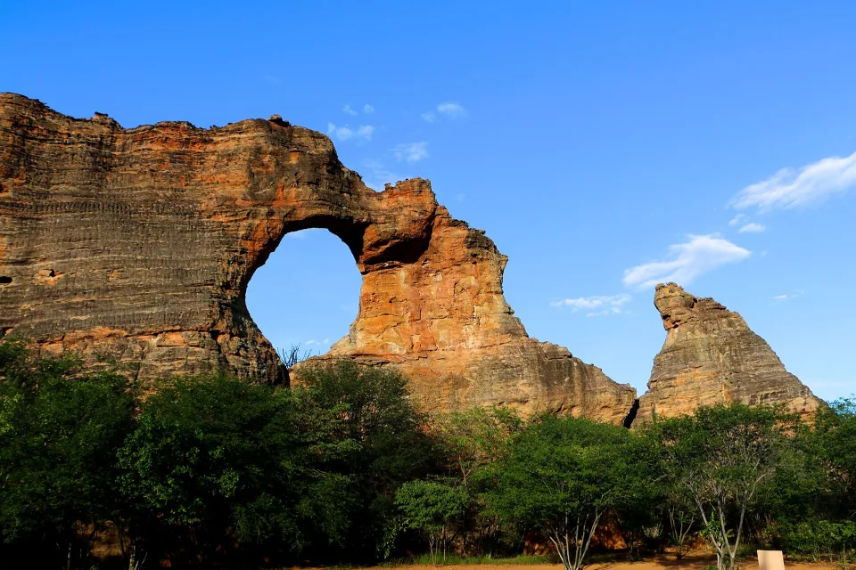 Pedra Furada rock formation in Serra da Capivara National Park