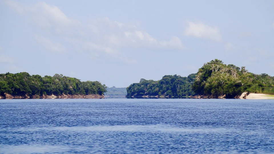 Anavilhanas river archipelago in Amazonas