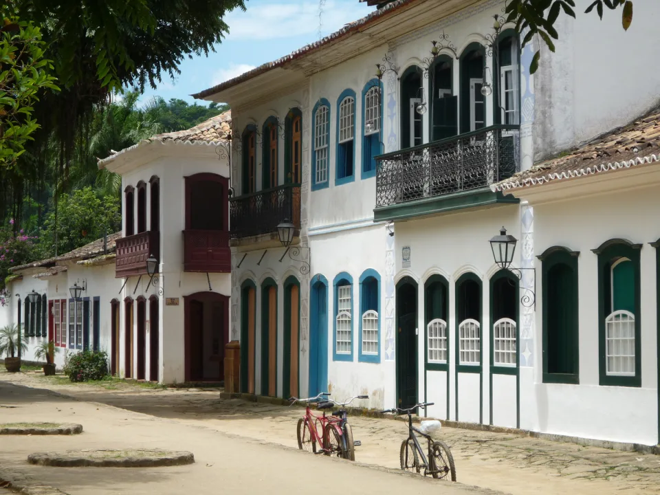 Historic colonial street in Paraty