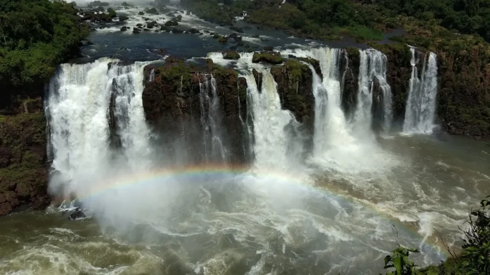 Iguaçu Falls viewed from the Brazilian side